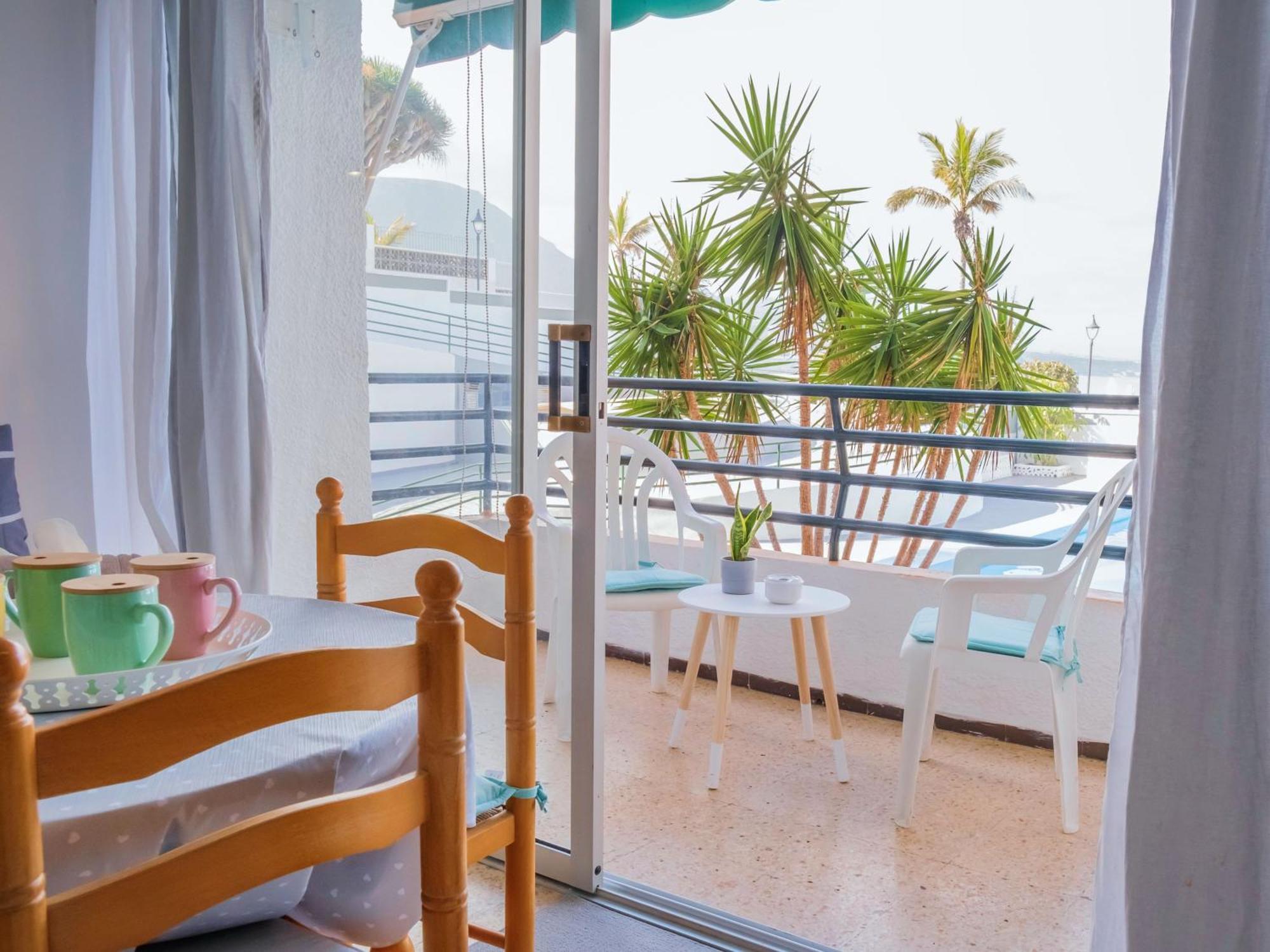 Live Punta Columbus Pool & Beach Front Punta Del Hidalgo Eksteriør billede